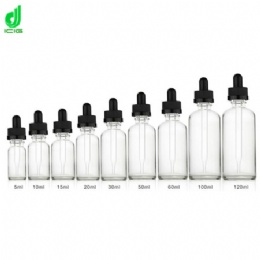 5ml-120ml Glass Bottle clear/brown/green/blue